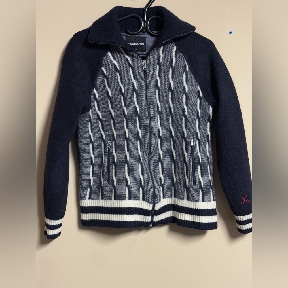 Passardi Wool Blend Zip Up Golf Jacket
💜💜💜